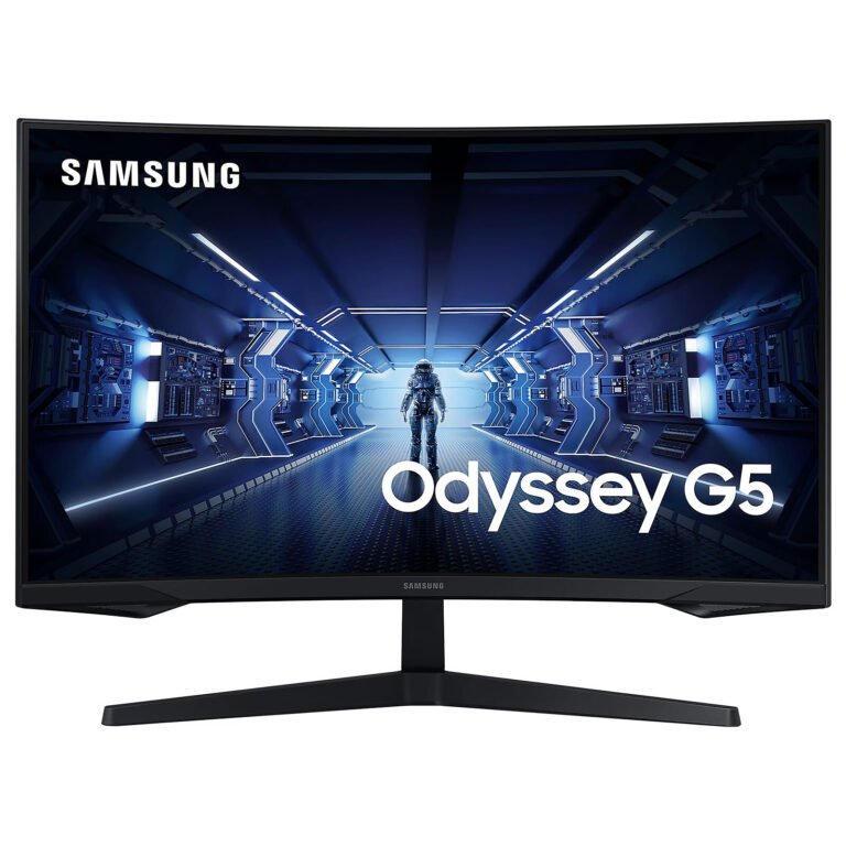 Écran Gaming Samsung Odyssey G5 32 pouces Incurvé 2K 165Hz - Alfabis Marrakech