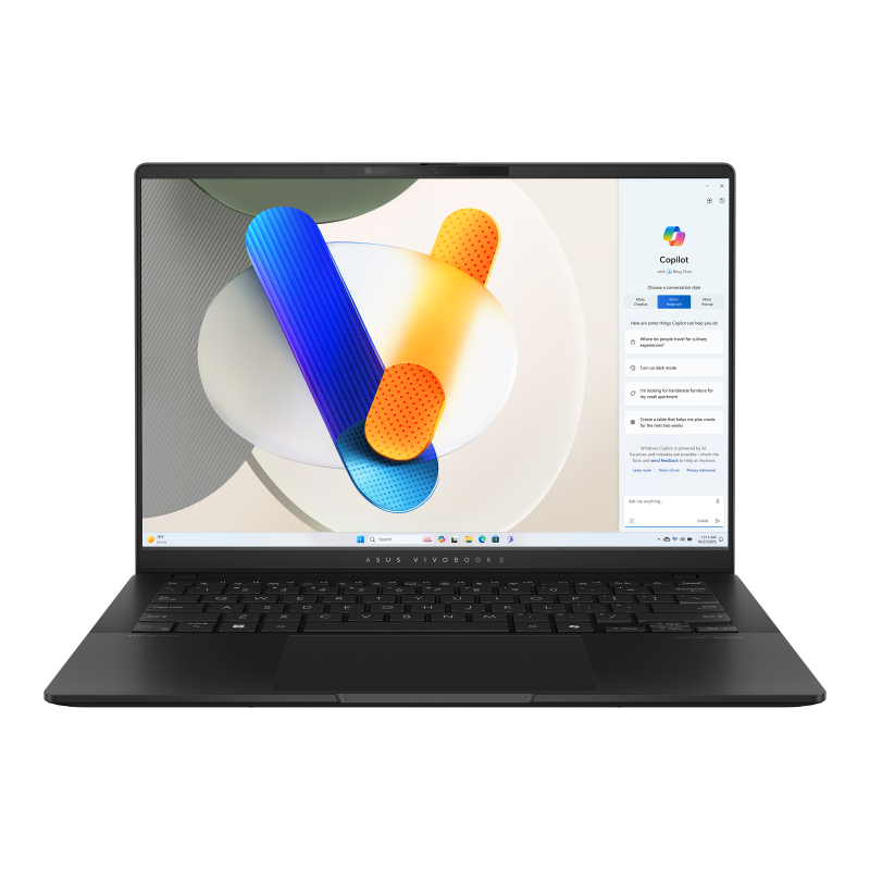 Ordinateur Portable Asus Vivobook S 14 OLED S5406MA-QD105W – Ultra 9 (90NB12H2-M00E10) Ordinateur Portable Asus Vivobook S 14 OLED S5406MA-QD105W – Ultra 9 (90NB12H2-M00E10) – Image 1